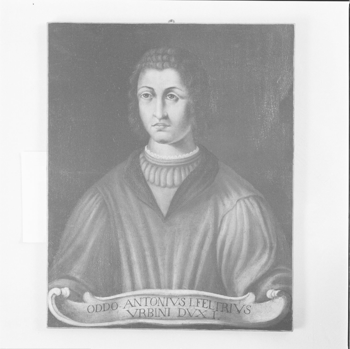 ritratto di Oddantonio da Montefeltro (dipinto) - ambito marchigiano (inizio sec. XVII)