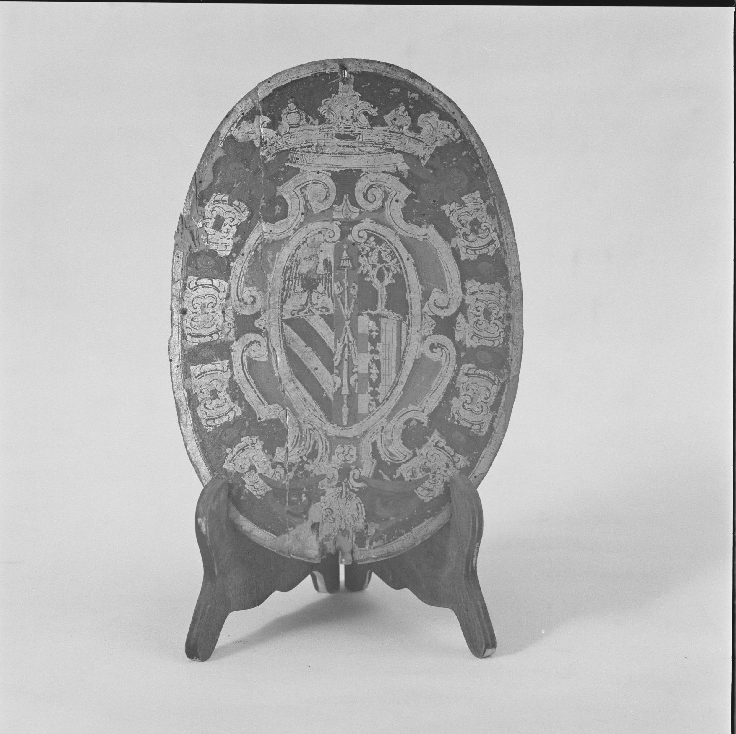 stemma gentilizio di Francesco Maria II della Rovere (dipinto) - bottega marchigiana (seconda metà sec. XVI)