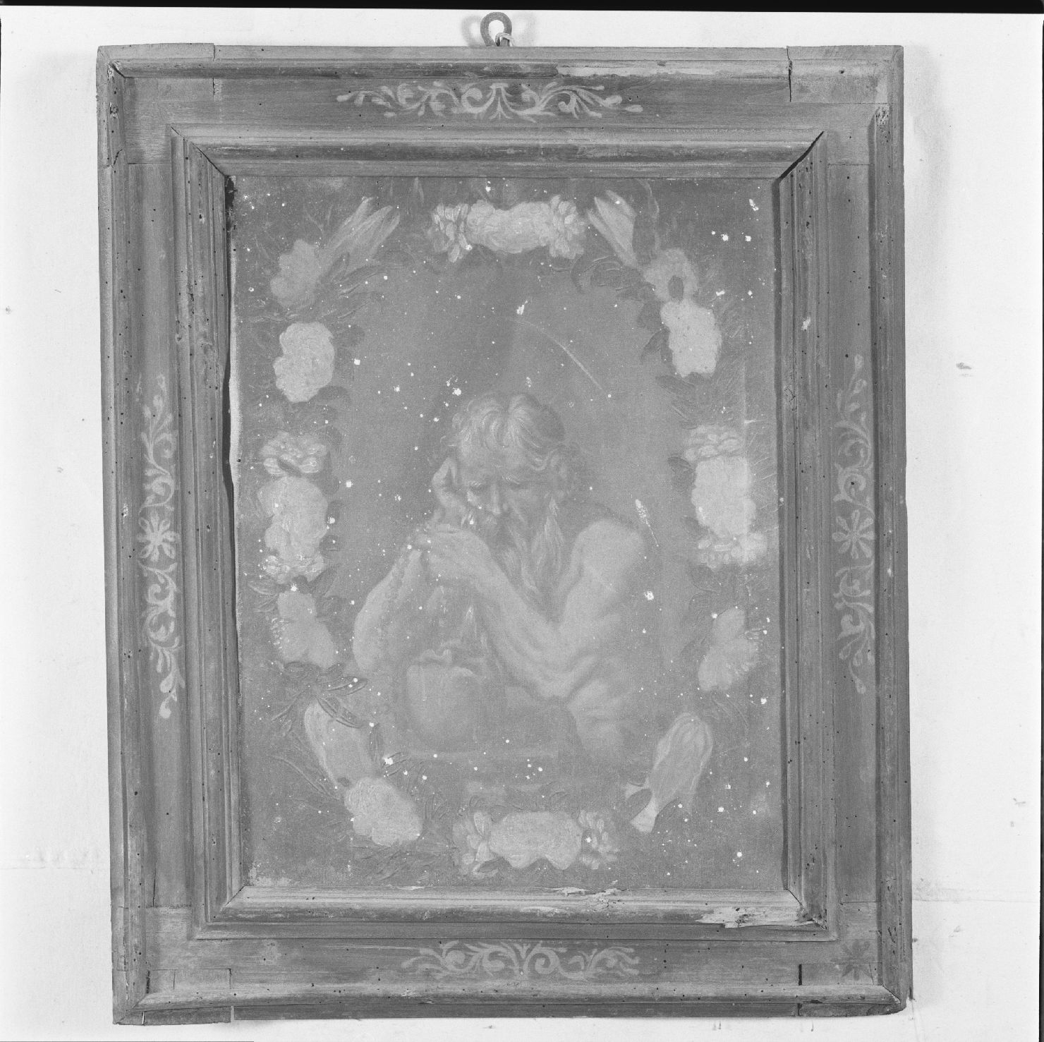 San Girolamo penitente (dipinto, elemento d'insieme) - ambito italiano (sec. XVII)