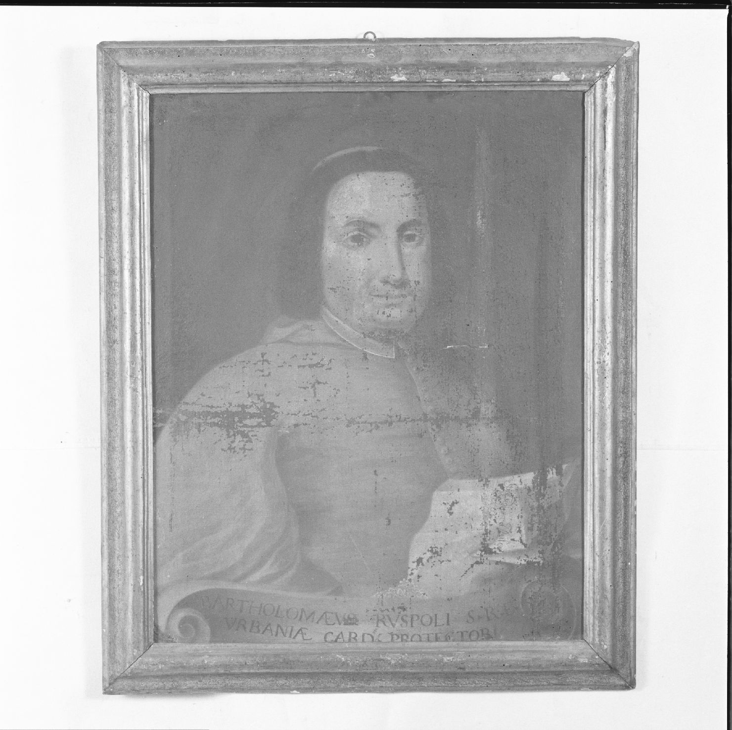 ritratto del Cardinale Bartolomeo Ruspoli (dipinto) - ambito marchigiano (prima metà sec. XVIII)