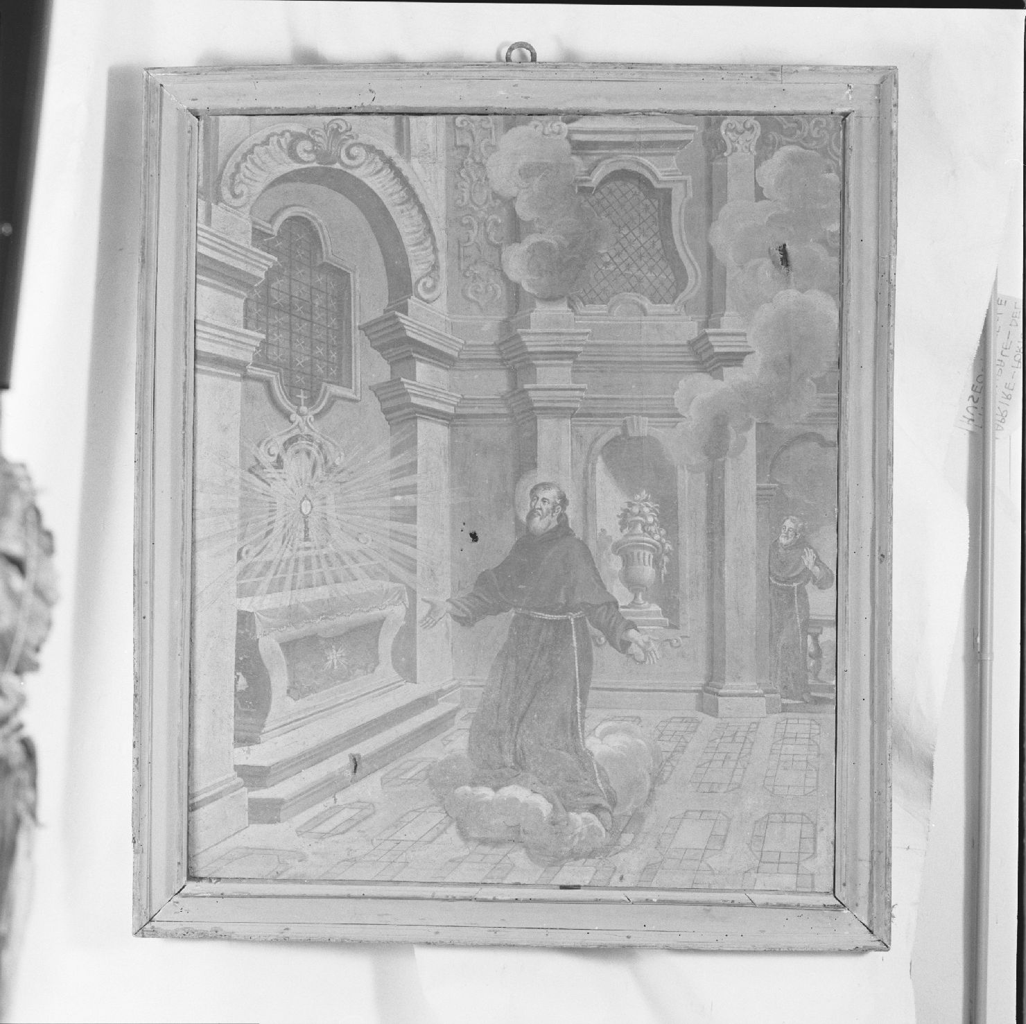 visione di San Bernardino (dipinto) - ambito marchigiano (sec. XVIII)