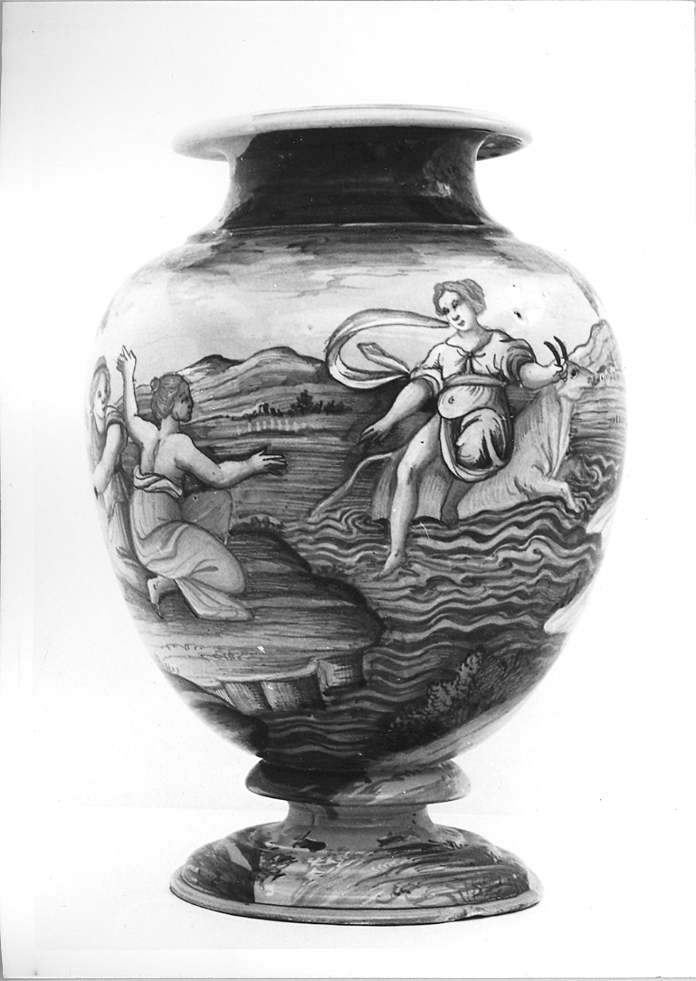 sacrificio di Isacco (vaso) di Patanazzi Alfonso (bottega) (fine/inizio secc. XVI/ XVII)