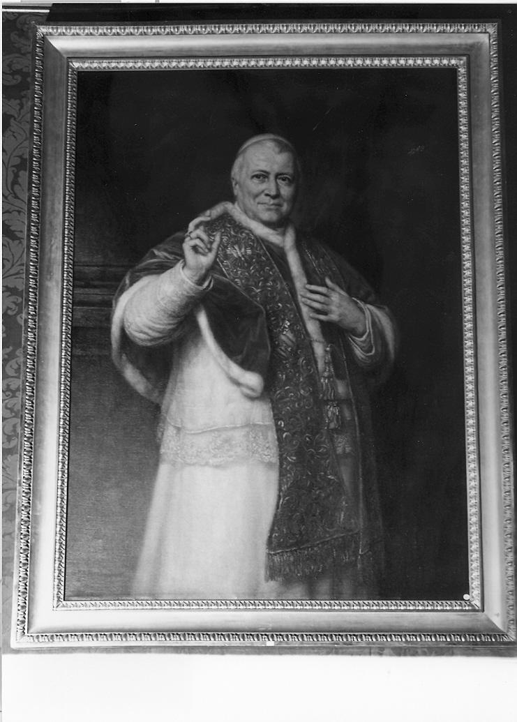 ritratto di papa Pio IX (dipinto) - ambito America settentrionale (sec. XIX)