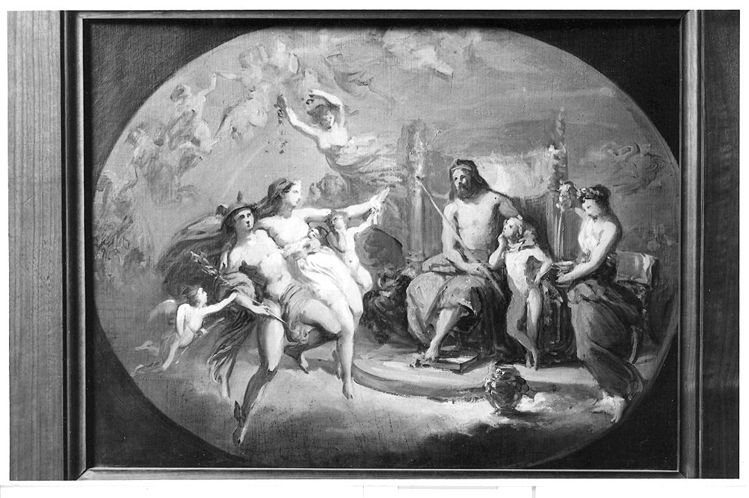 Olimpo (dipinto) di Podesti Francesco (sec. XIX)