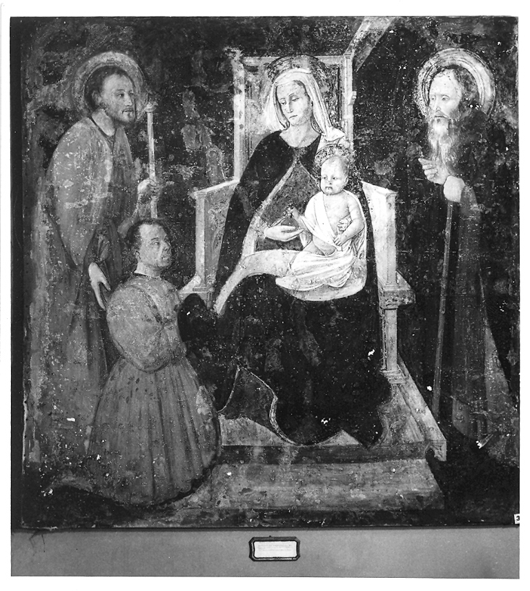 Madonna in trono e Santi (dipinto) di Antonio di Agostino di Ser Giovanni detto Antonio da Fabriano (sec. XV)