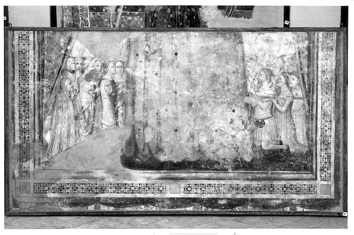 Madonna della Misericordia (dipinto) di Nuzi Allegretto (scuola) (inizio sec. XIV)