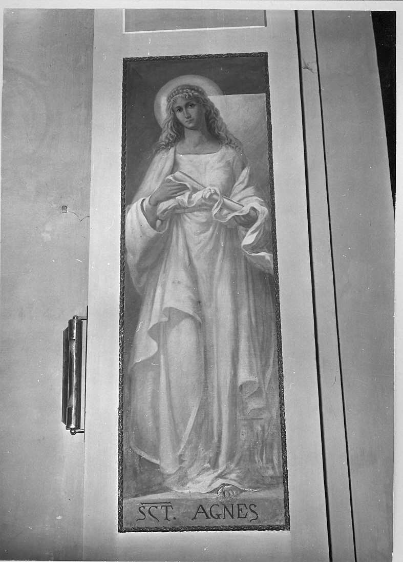 Sant'Agnese (dipinto) di Pauri Giuseppe (sec. XX)