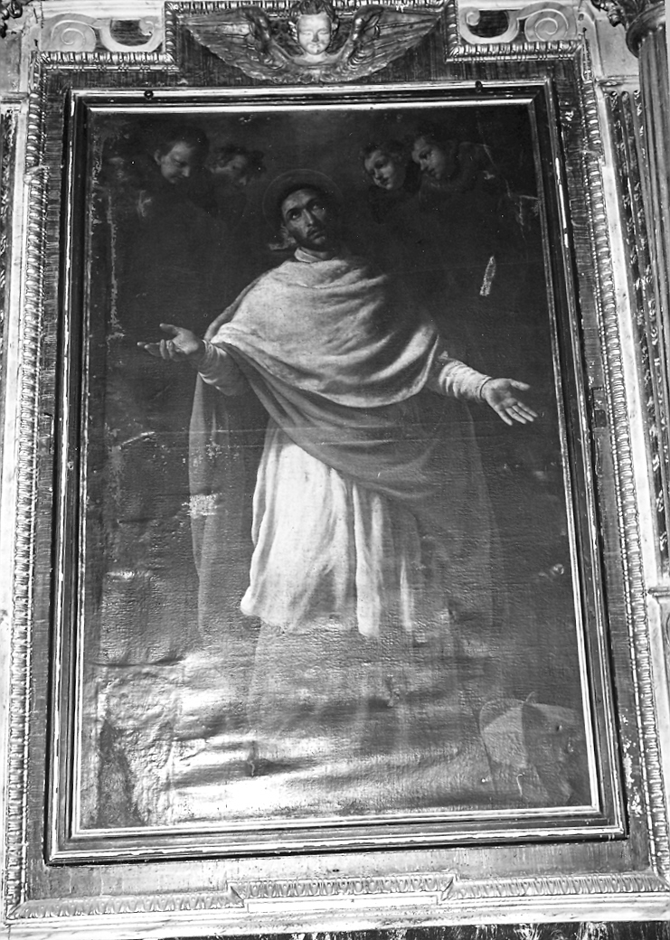 San Carlo Borromeo (dipinto) di Barbieri Giovan Francesco detto Guercino (attribuito) (sec. XVII)
