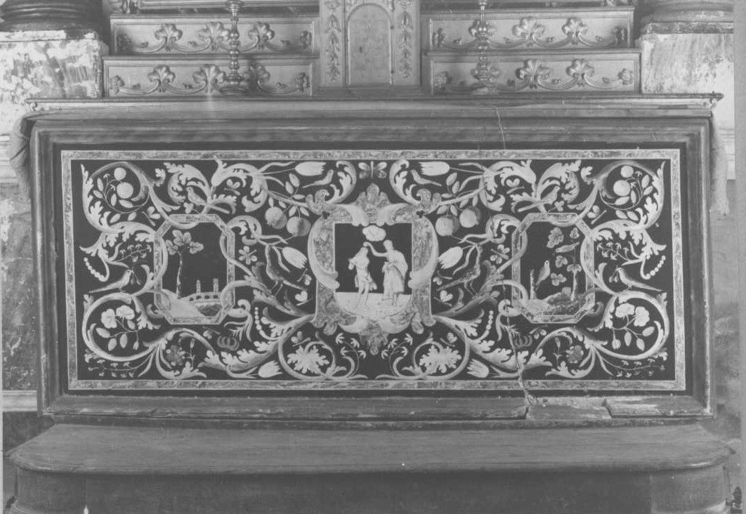paliotto - a pannello piano - bottega marchigiana (sec. XVII)