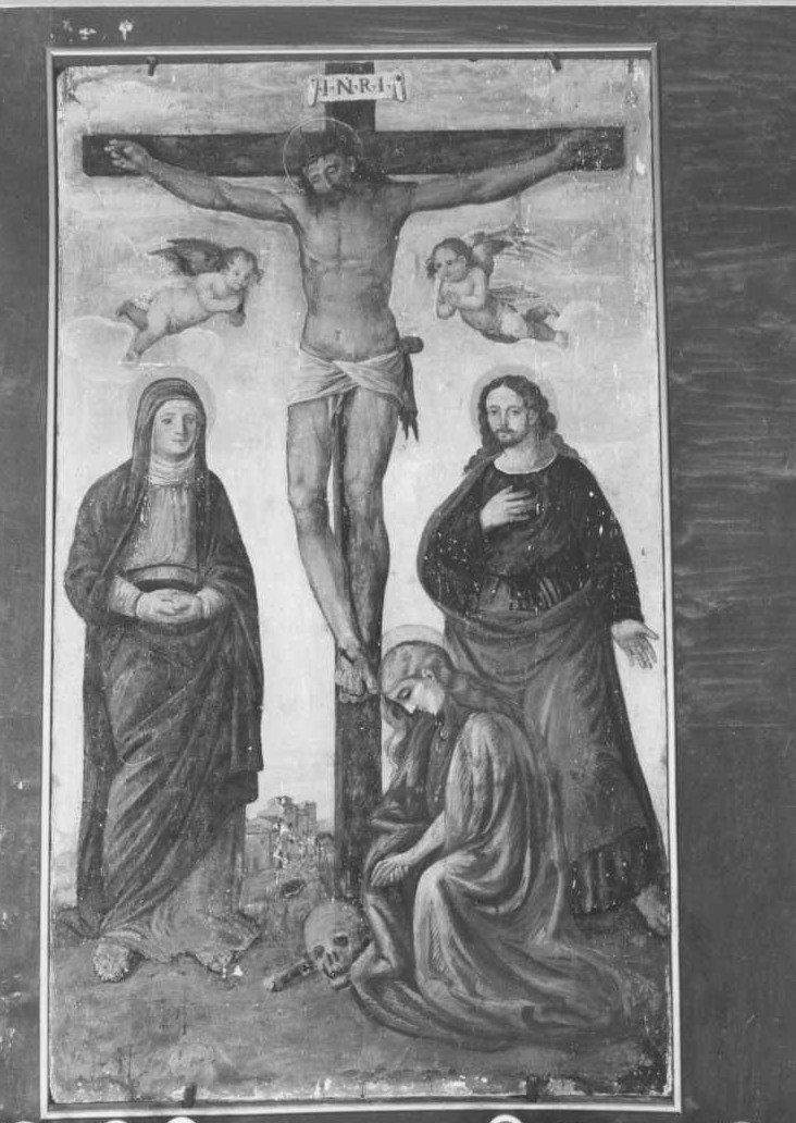 Cristo crocifisso (dipinto) - ambito marchigiano (sec. XV)