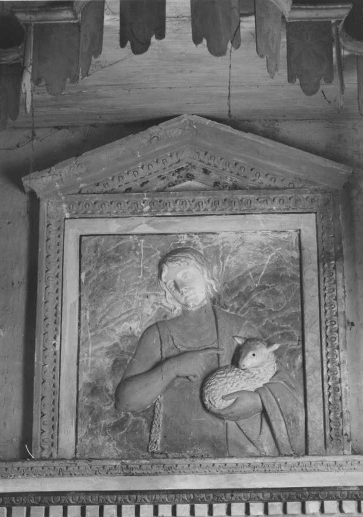 San Giovanni Battista (rilievo) - bottega marchigiana (metà sec. XVII)