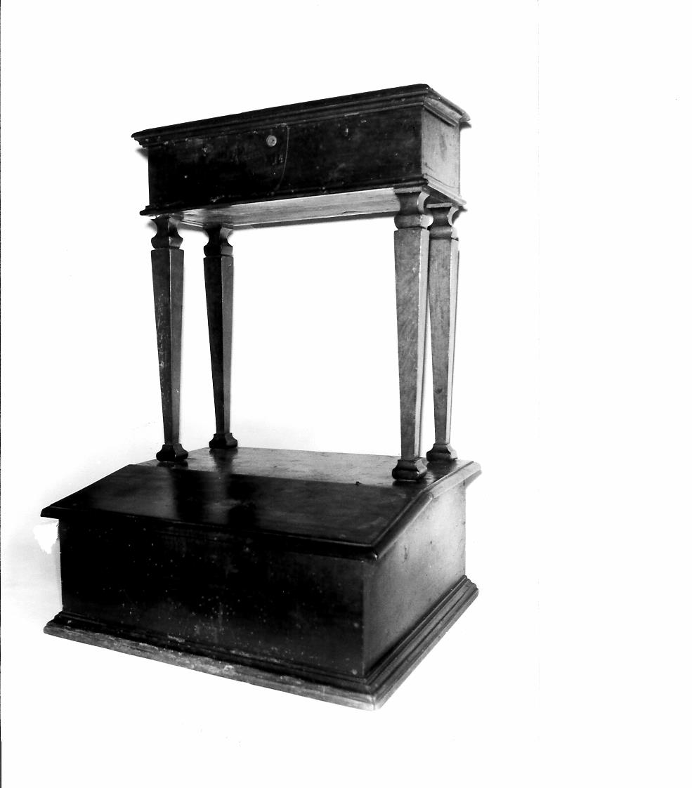 inginocchiatoio - bottega marchigiana (fine sec. XVIII)