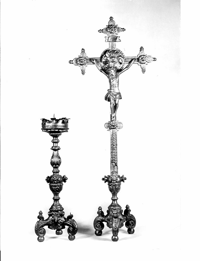 candeliere, serie - bottega marchigiana (sec. XIX)