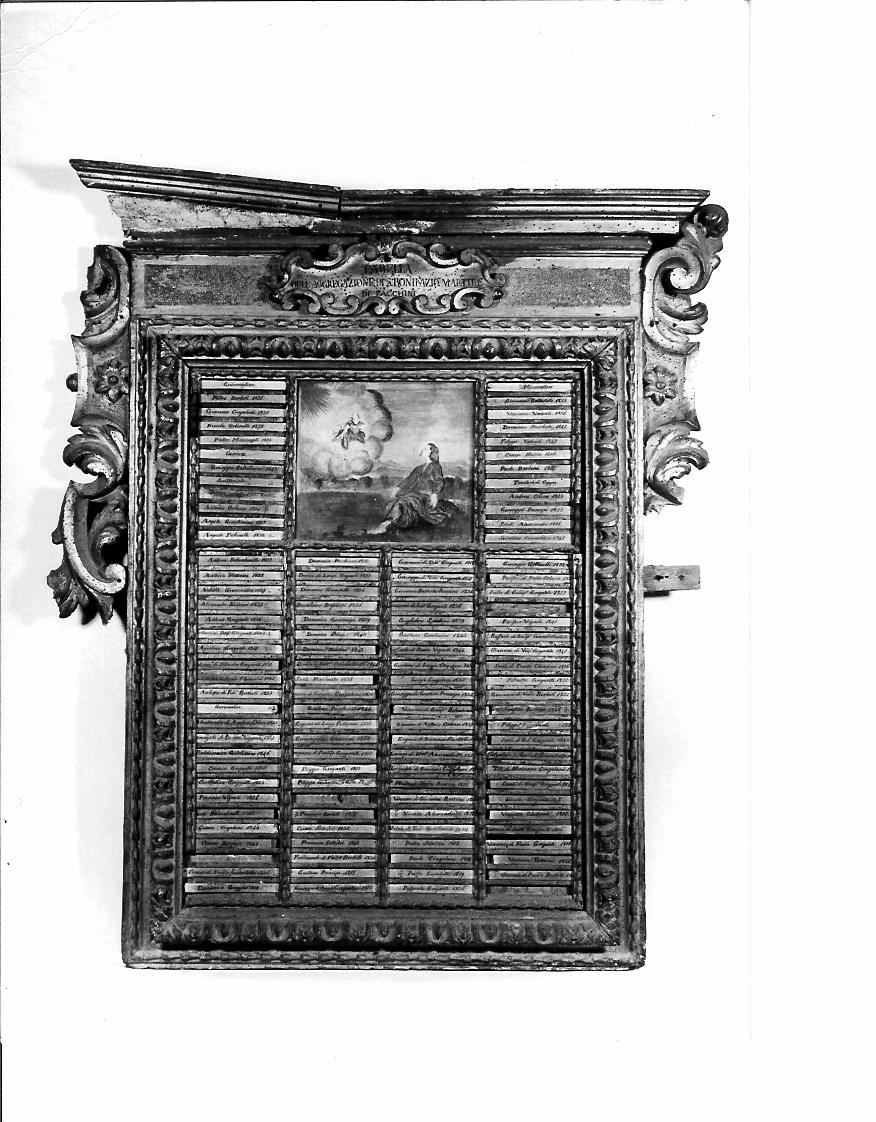 tabella di confraternita - bottega marchigiana (sec. XVII)