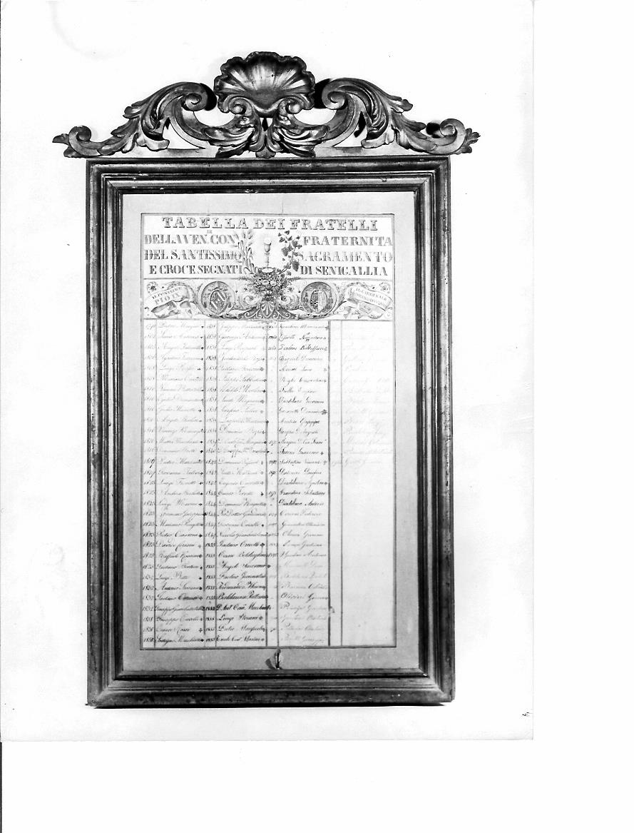 cornice - bottega marchigiana (sec. XVIII)