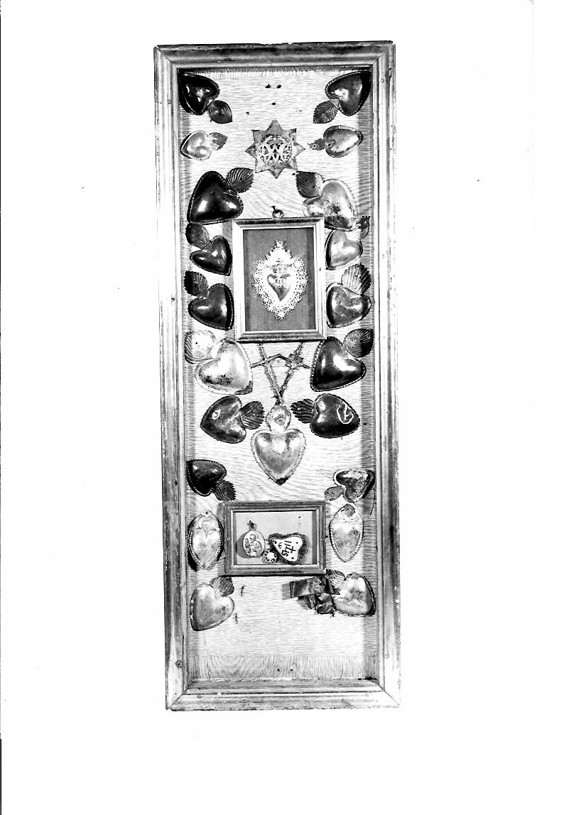 teca, coppia - bottega marchigiana (fine/inizio secc. XIX/ XX)