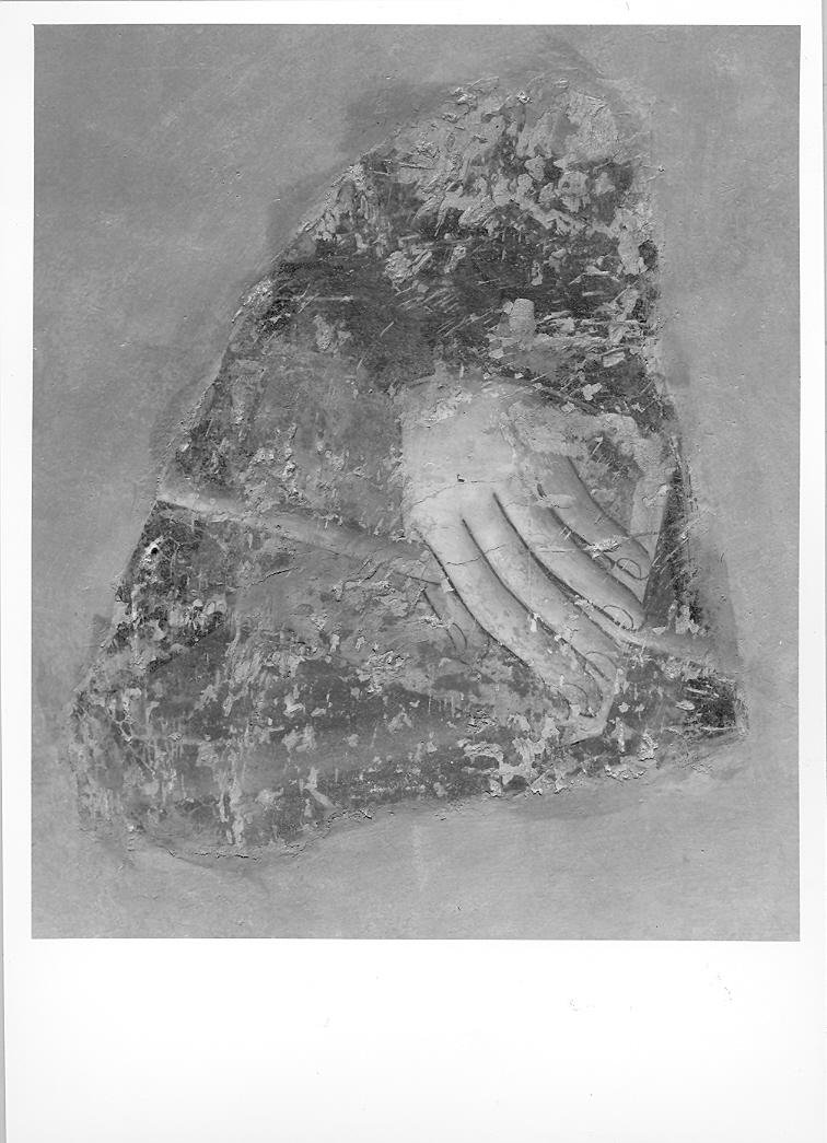 San Cristoforo (dipinto, frammento) - ambito italiano (sec. XV)