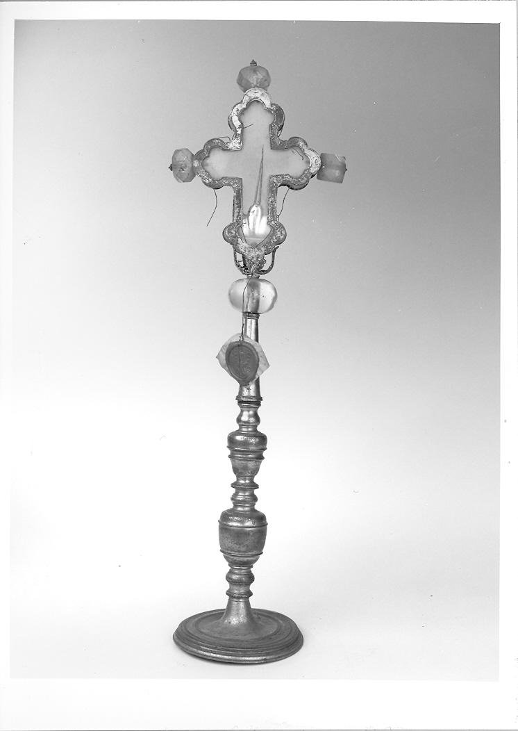 reliquiario - a croce - bottega marchigiana (sec. XIV)