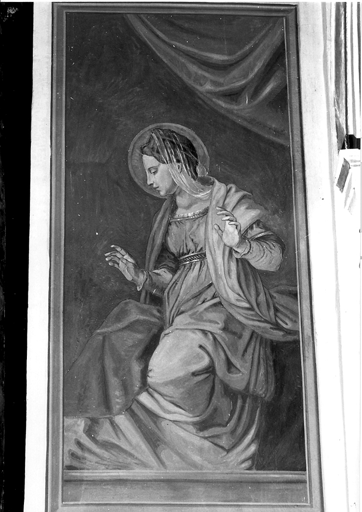 Madonna annunciata (dipinto) - ambito marchigiano (fine/inizio secc. XIX/ XX)