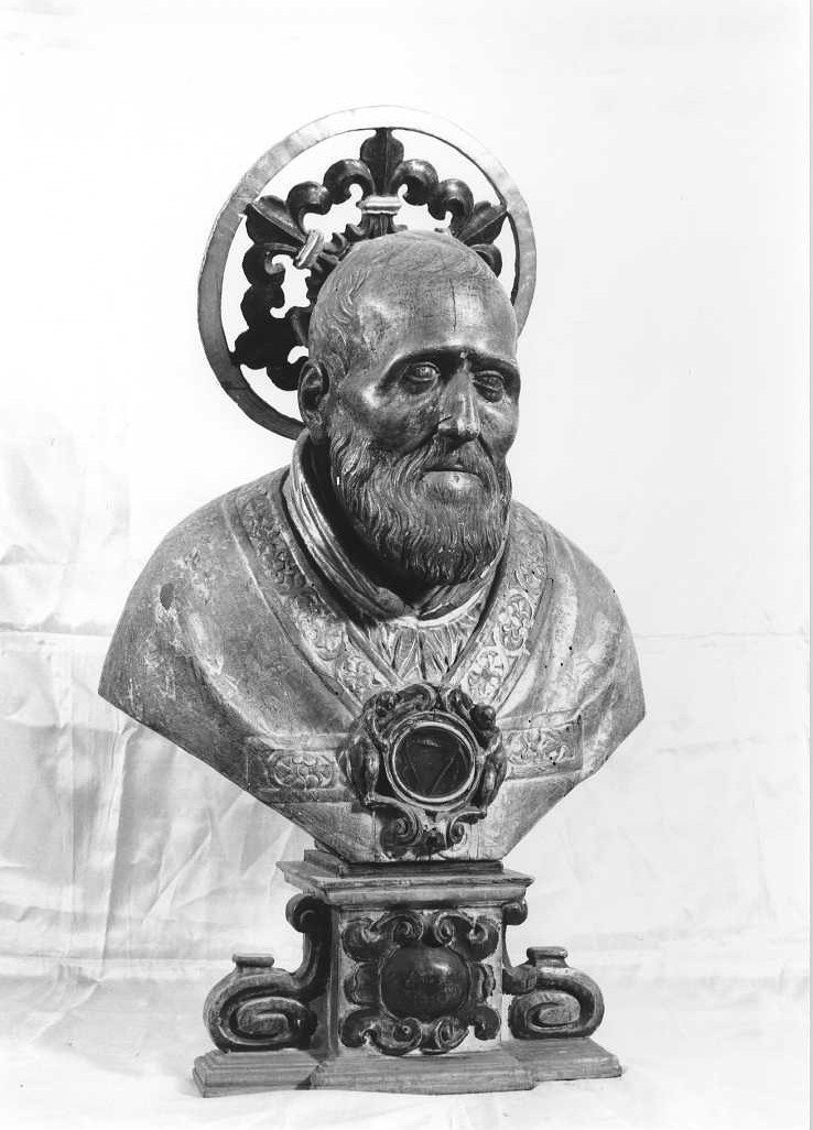 San Filippo Neri (reliquiario - a busto) - bottega italiana (sec. XIX)