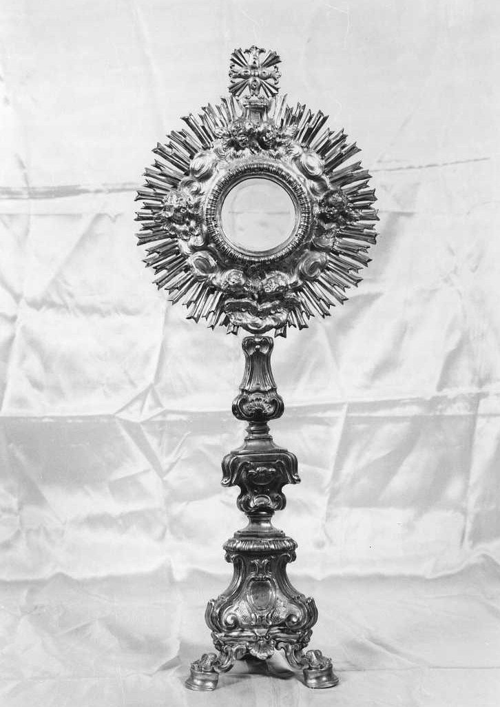 ostensorio - bottega italiana (sec. XIX)
