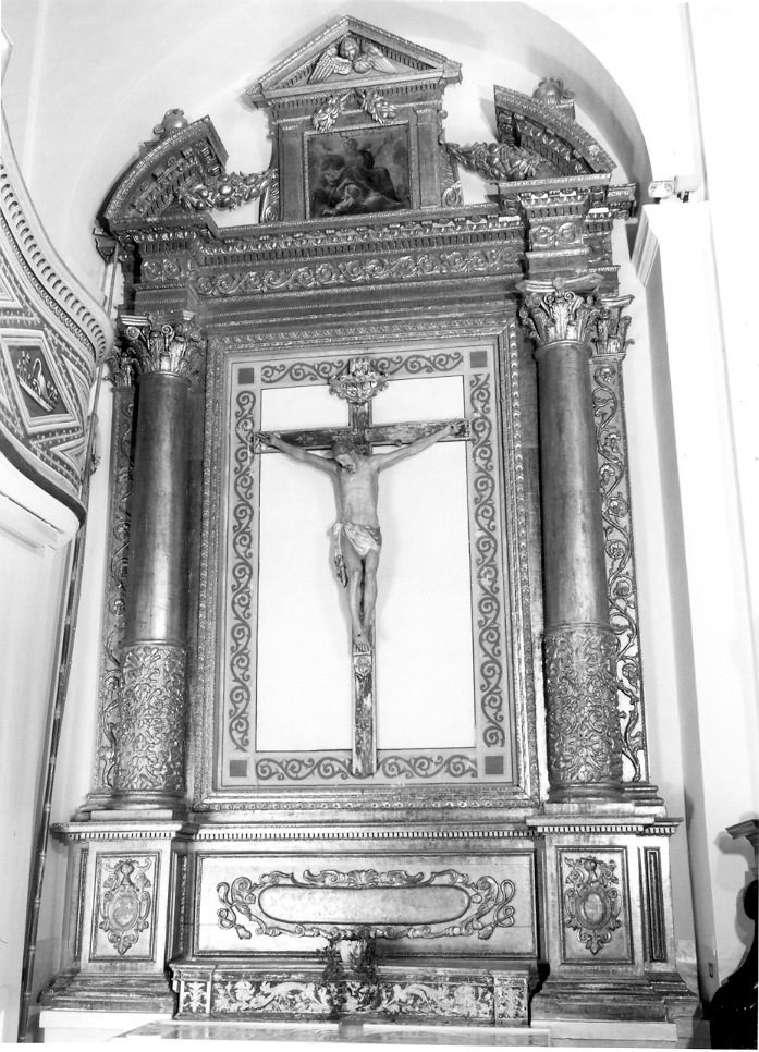 altare, insieme - bottega marchigiana (fine/inizio secc. XVII/ XVIII)