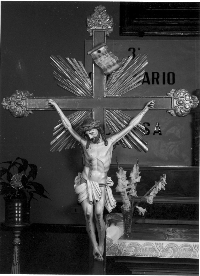 Cristo (croce processionale) - bottega marchigiana (sec. XIX)