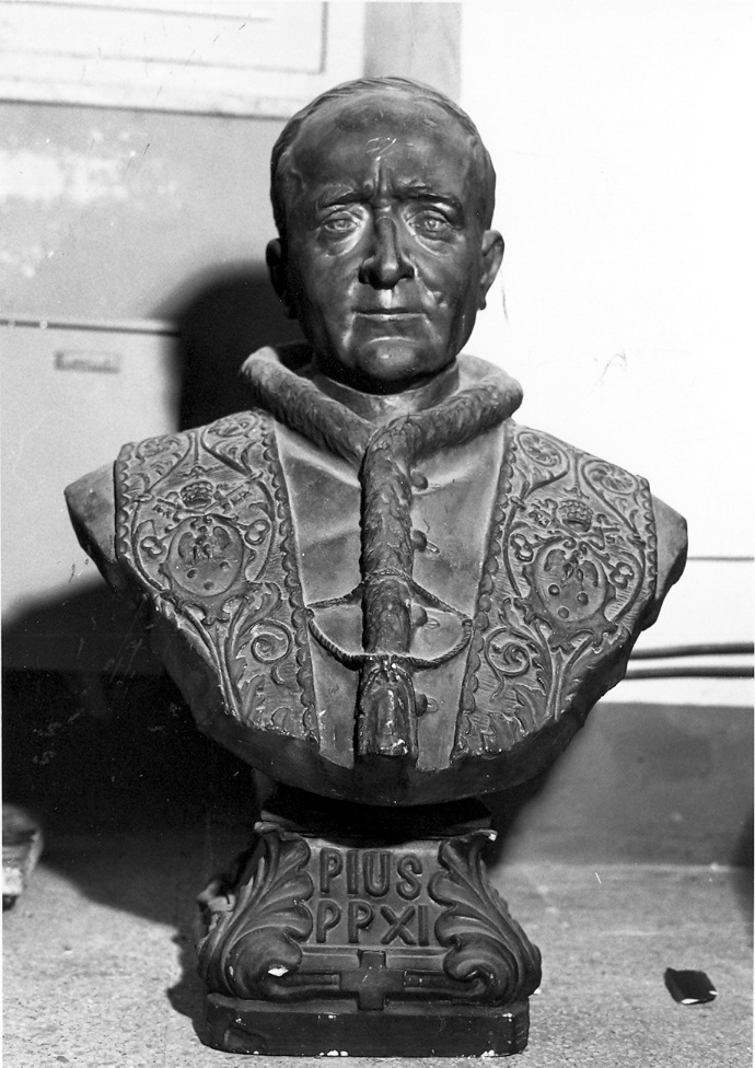 Papa Pio XI (busto) - bottega marchigiana (sec. XX)