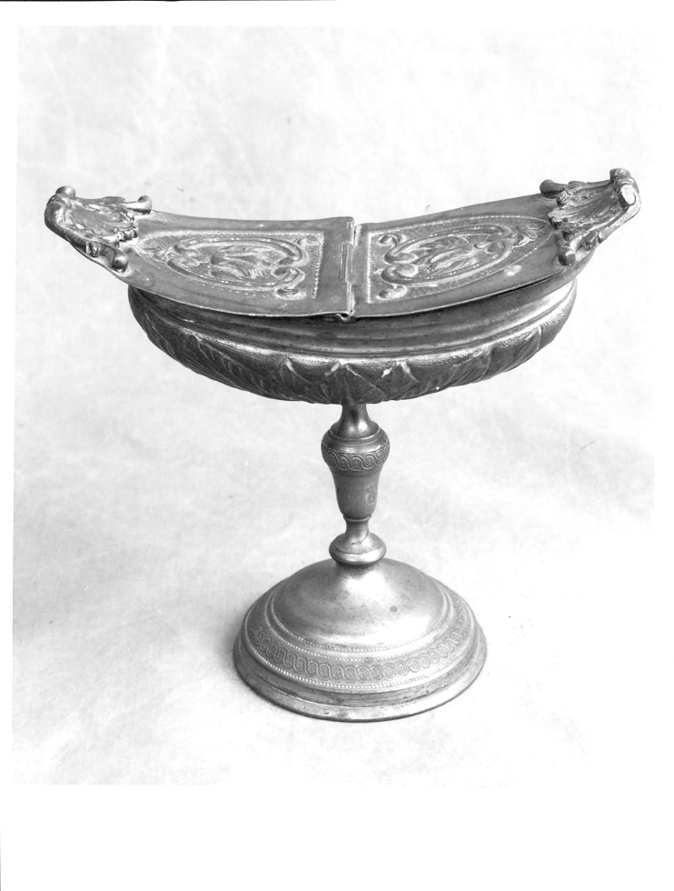 navicella portaincenso - bottega marchigiana (seconda metà sec. XIX)