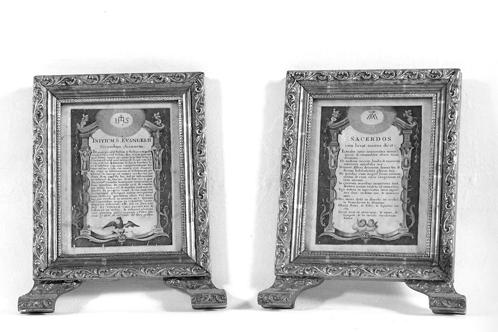 cartagloria, coppia - bottega marchigiana (prima metà sec. XX)