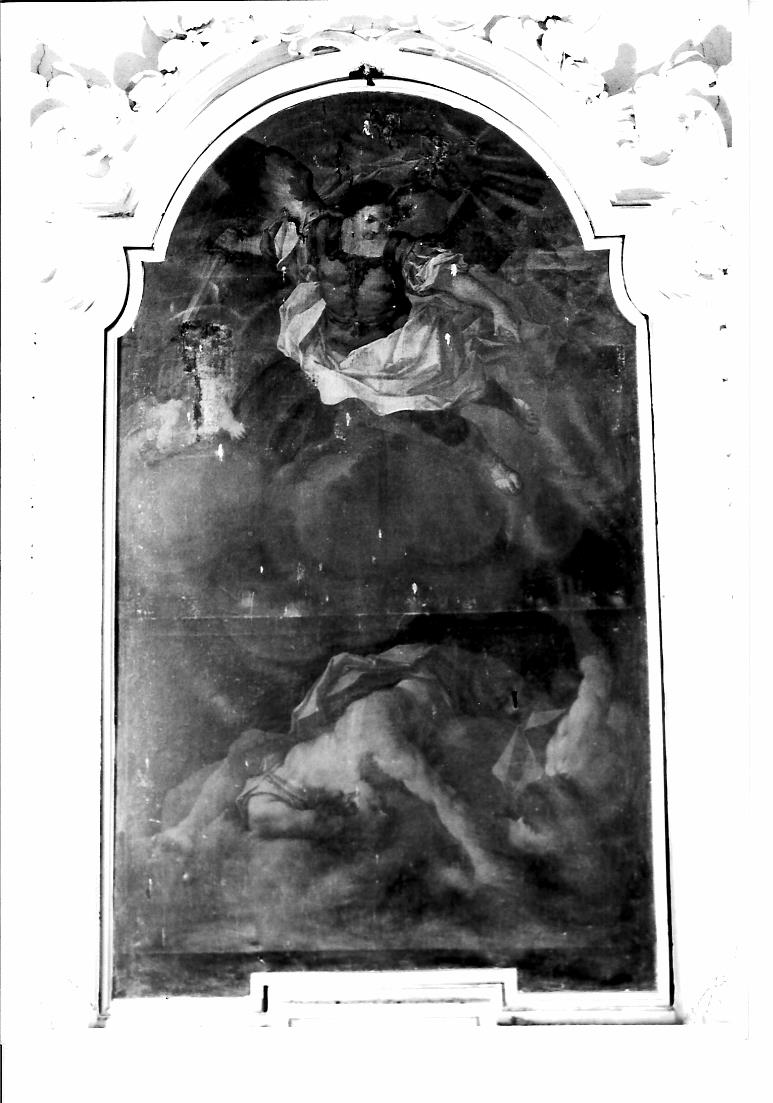 San Michele Arcangelo scaccia gli angeli ribelli dal paradiso (dipinto) di Conti Filippo (sec. XVIII)