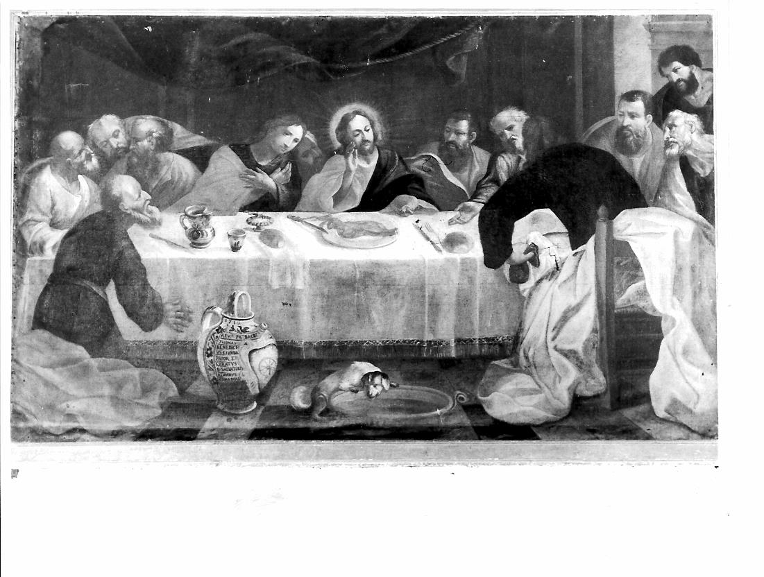 ultima cena (dipinto) - ambito veneto (sec. XVIII)
