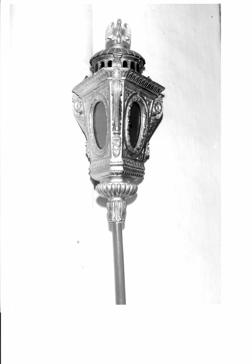 lanterna processionale, coppia - bottega marchigiana (sec. XIX)