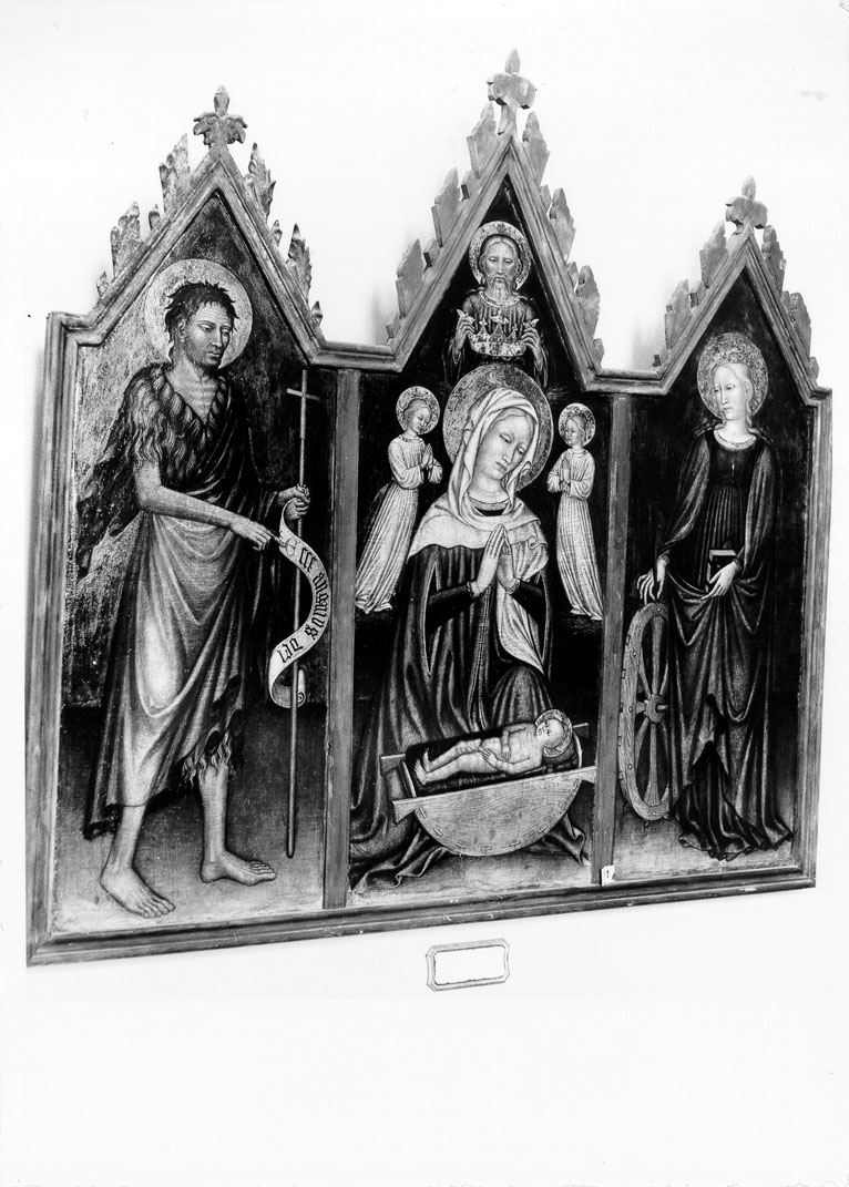 Madonna con Bambino e Santi (dipinto) di Maestro di Staffolo (prima metà sec. XV)