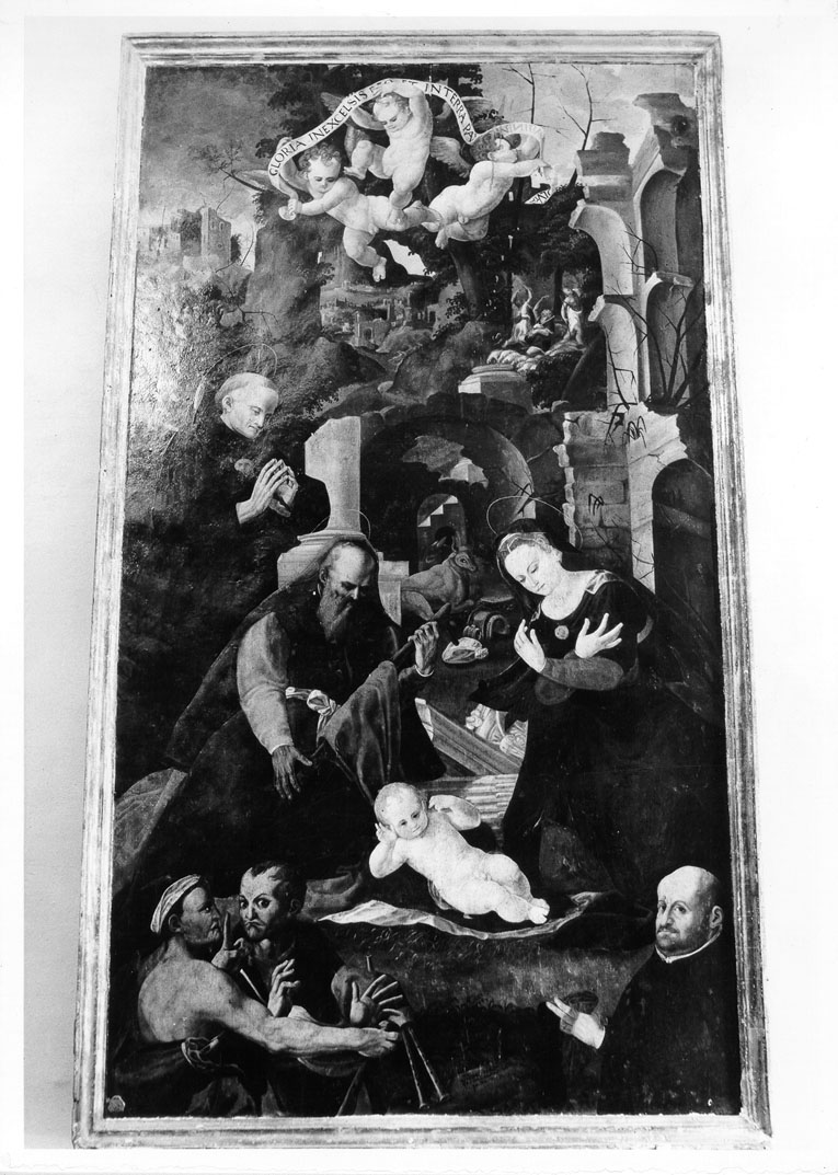 natività di Gesù (dipinto) di Magistris Simone de (sec. XVI)