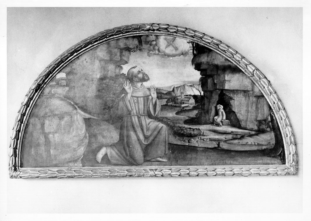 San Francesco d'Assisi riceve le stimmate (dipinto) di Agabiti Pietro Paolo (sec. XVI)