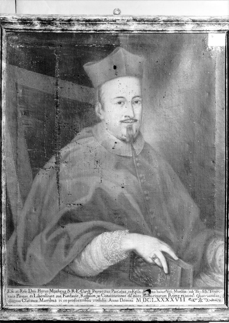 ritratto del cardinale Pier Matteo Petrucci (dipinto) - ambito marchigiano (sec. XVIII)