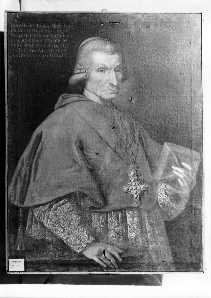 ritratto del cardinale Giovan Battista Bussi (dipinto) - ambito marchigiano (prima metà sec. XIX)