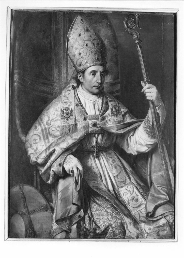 ritratto del cardinale Cesare Nembrini Pironi Gonzaga (dipinto) di Podesti Francesco (secondo quarto sec. XIX)