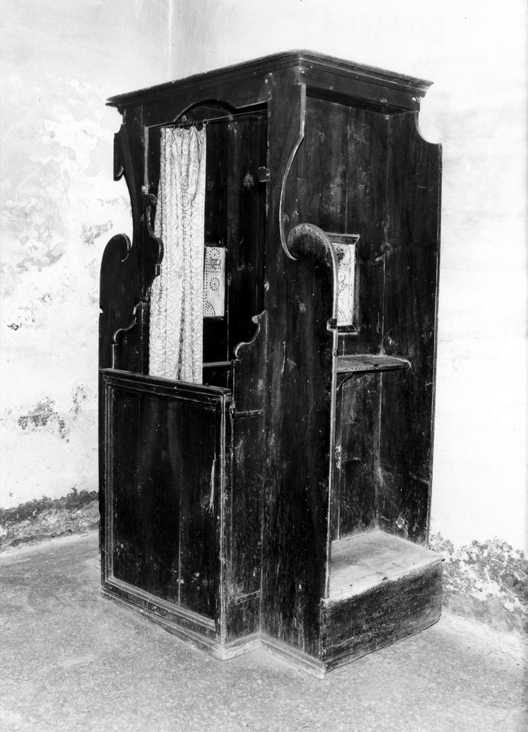 confessionale - bottega marchigiana (fine sec. XVII)