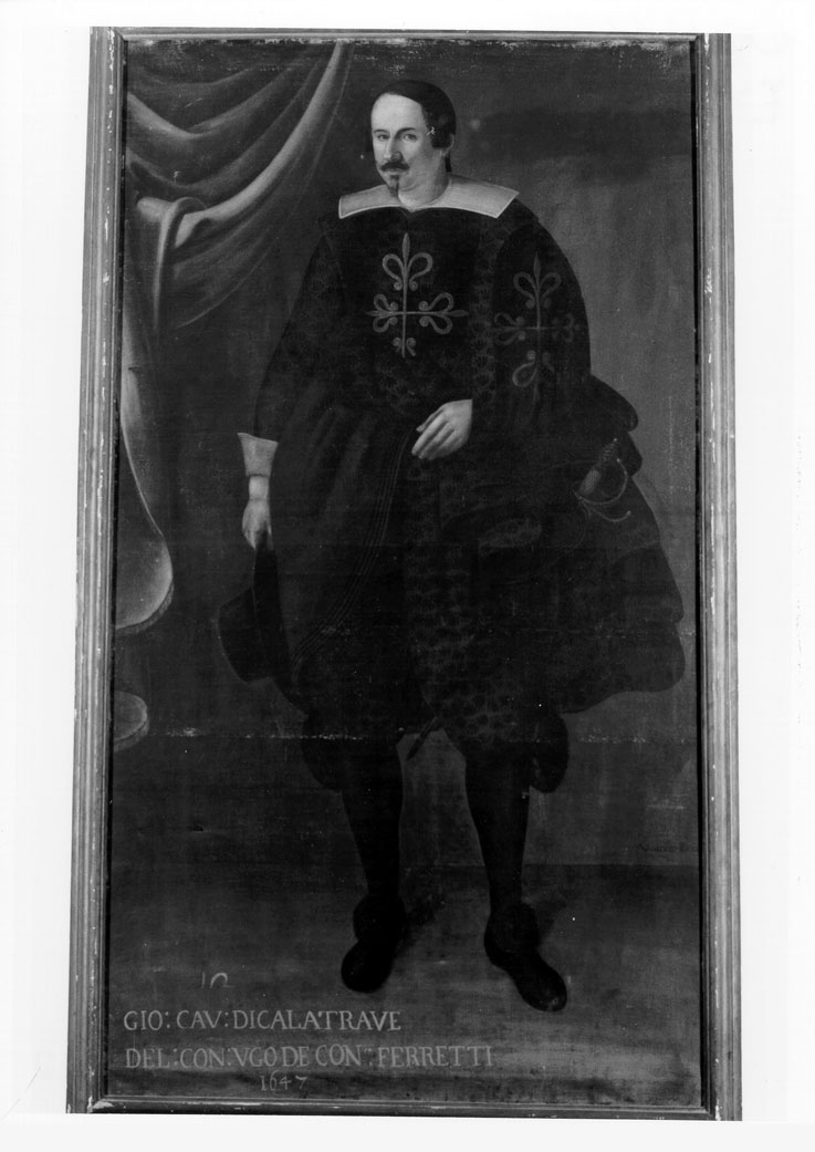 ritratto d'uomo (dipinto) di Ricci Vincenzo (sec. XVII)