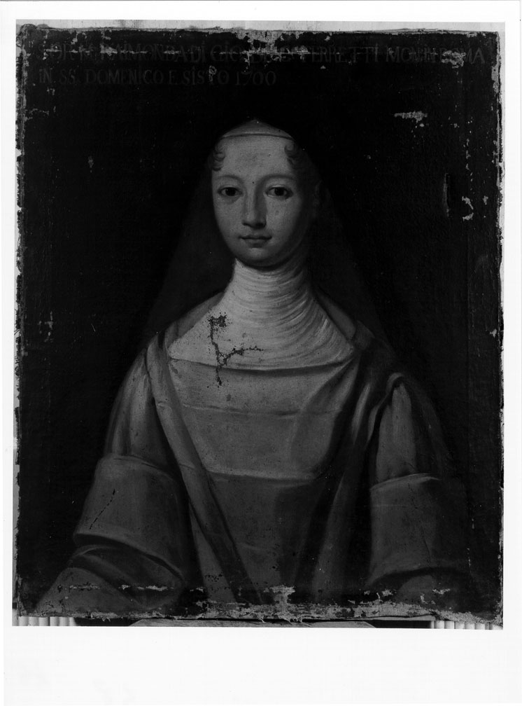 ritratto di donna (dipinto) - ambito marchigiano (sec. XVIII)