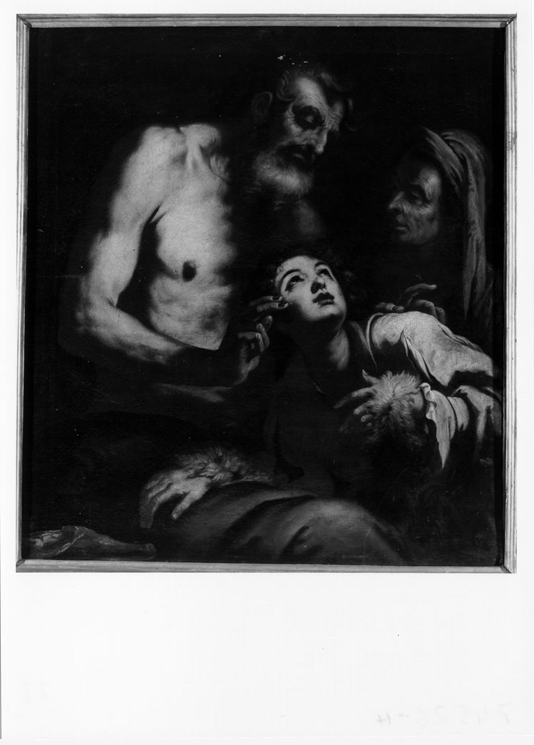 Giacobbe visita Isacco (dipinto) di Zanchi Antonio (seconda metà sec. XVII)