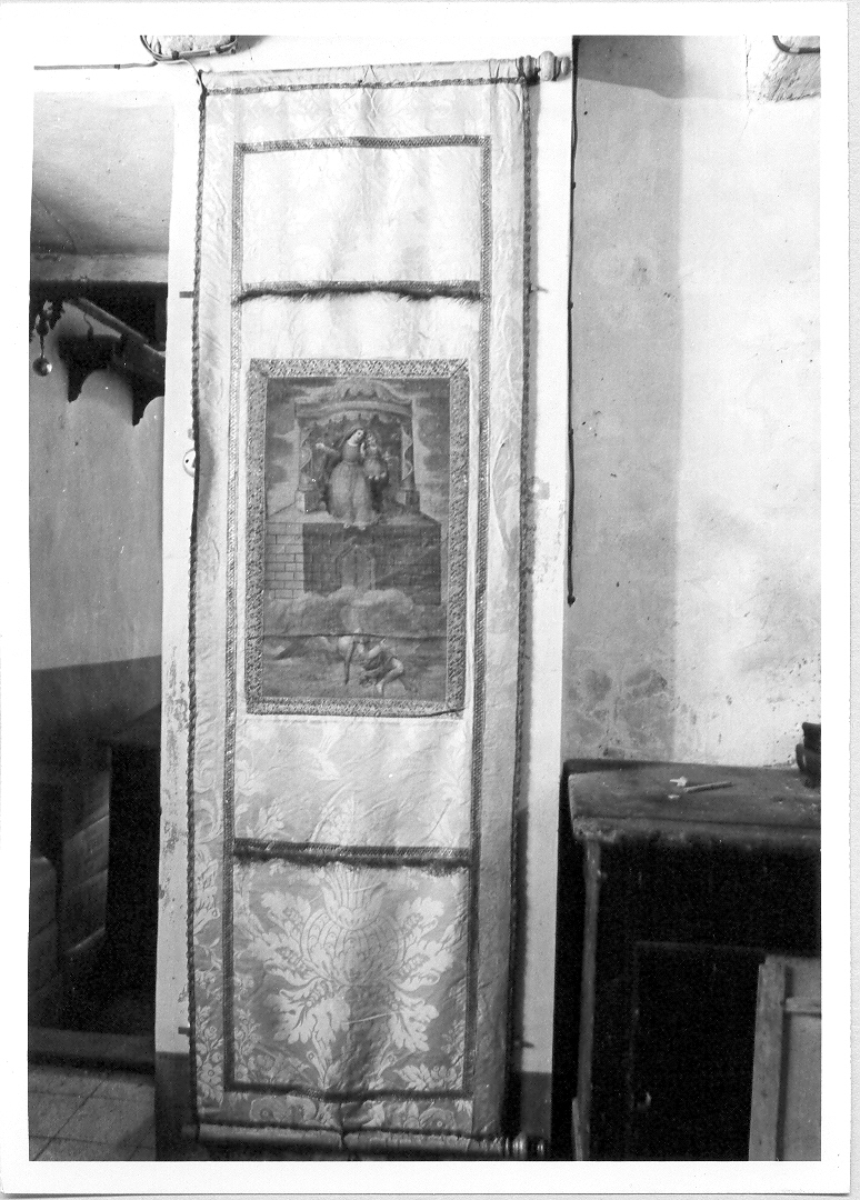 Madonna di Loreto (stendardo) - manifattura marchigiana (sec. XIX)