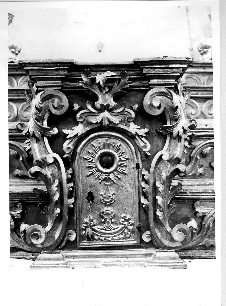 tabernacolo - a frontale architettonico - bottega marchigiana (prima metà sec. XVII)