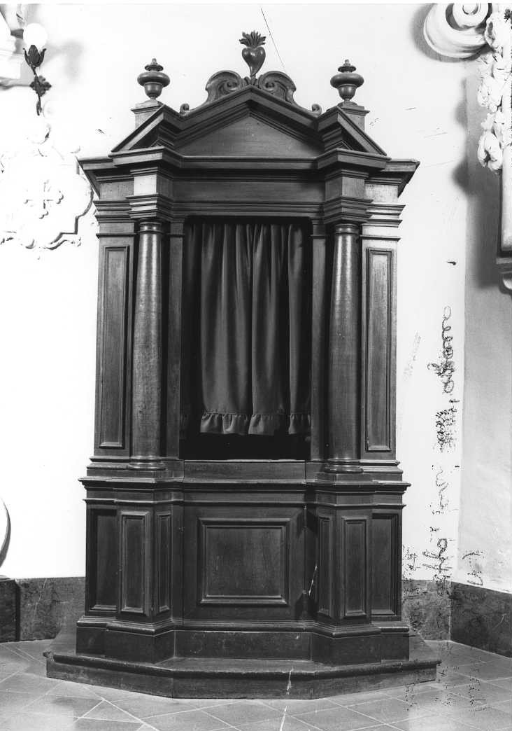 confessionale, serie - bottega marchigiana (sec. XVIII)