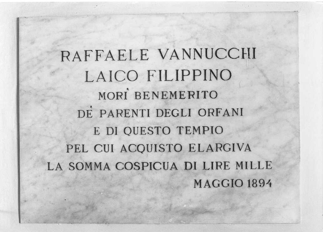 lapide - bottega marchigiana (sec. XIX)