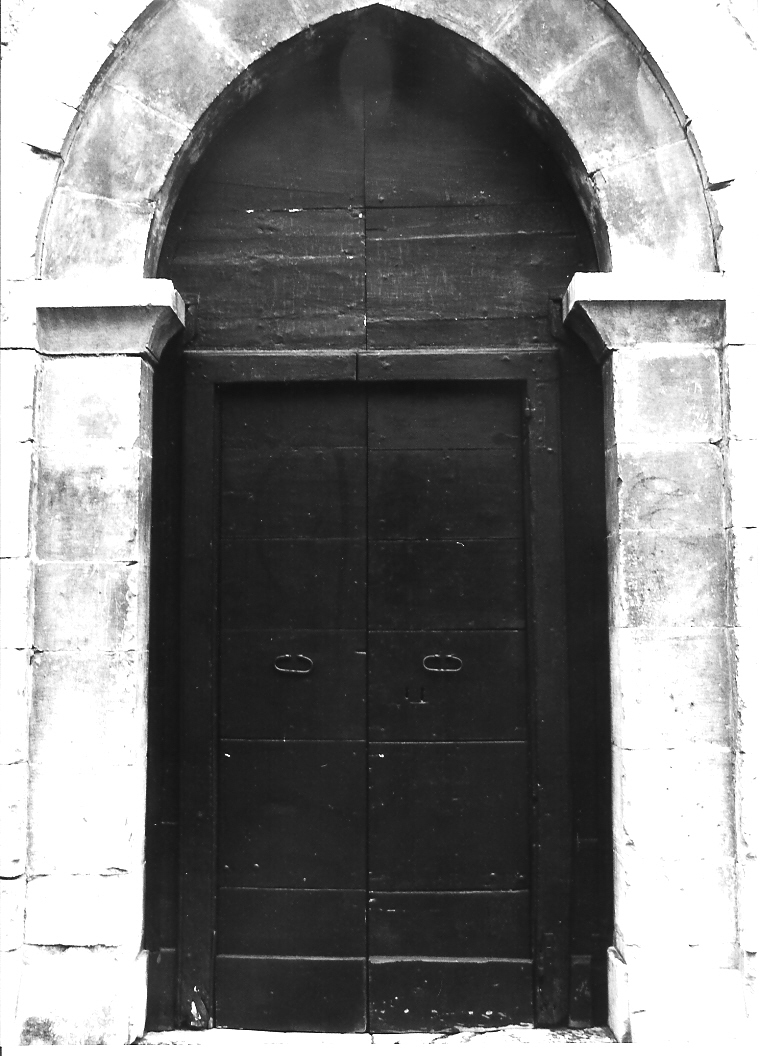 porta - a due battenti - bottega marchigiana (sec. XVI)
