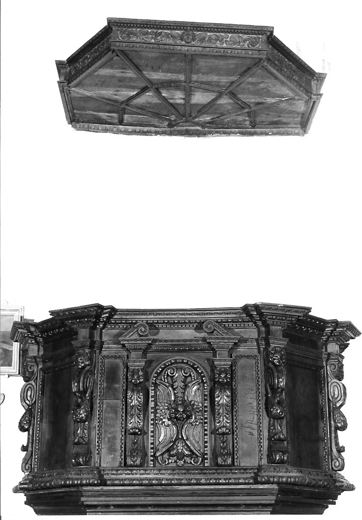 pulpito - bottega marchigiana (prima metà sec. XVII)