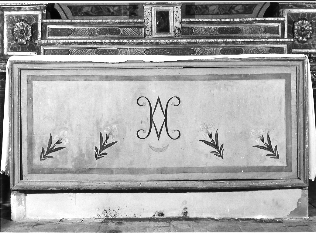 paliotto - bottega marchigiana (sec. XIX)